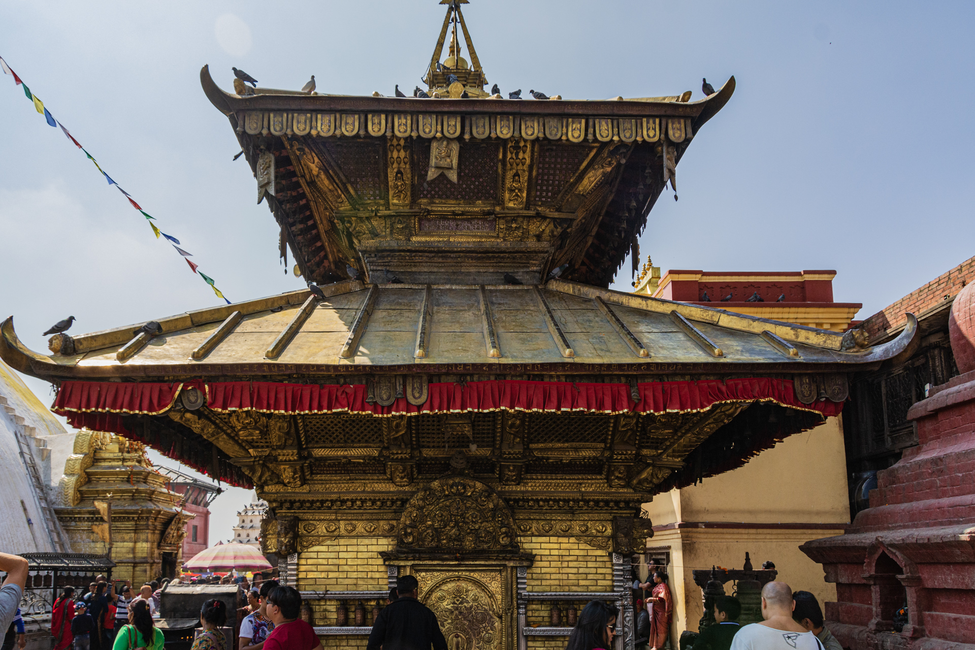 Kathmandu Swayambunath Hariti Tempel